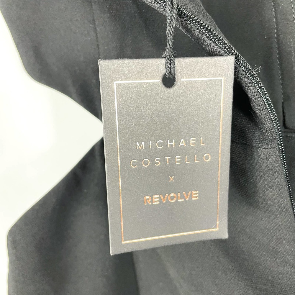 SOLD-Michael Costello Giada Black Jumpsuit - Picture 10 of 11